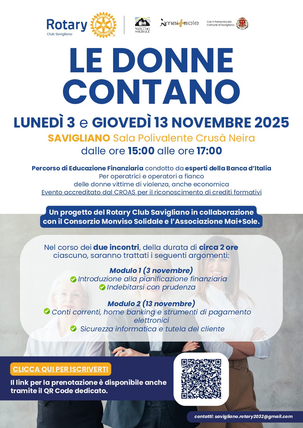 Service: Le Donne Contano